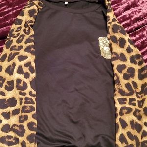 Cheetah print shirt